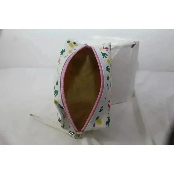 ladies Cactus print make up bag - Picture 5 of 5